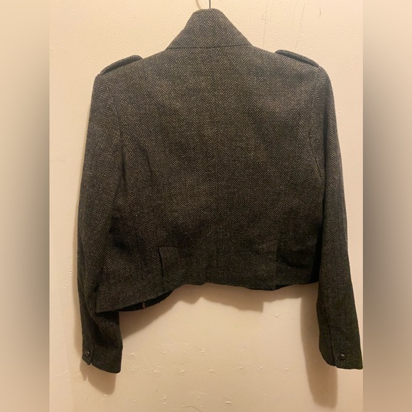 Cropped fashionable wool blazer - Picture 6 of 6